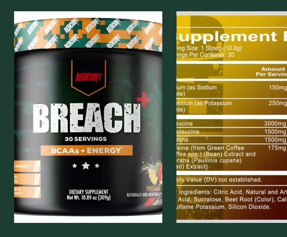 POST- WORKOUT REDCON1 BREACH AMINOS-SABOR PONCHE DE FRUTAS