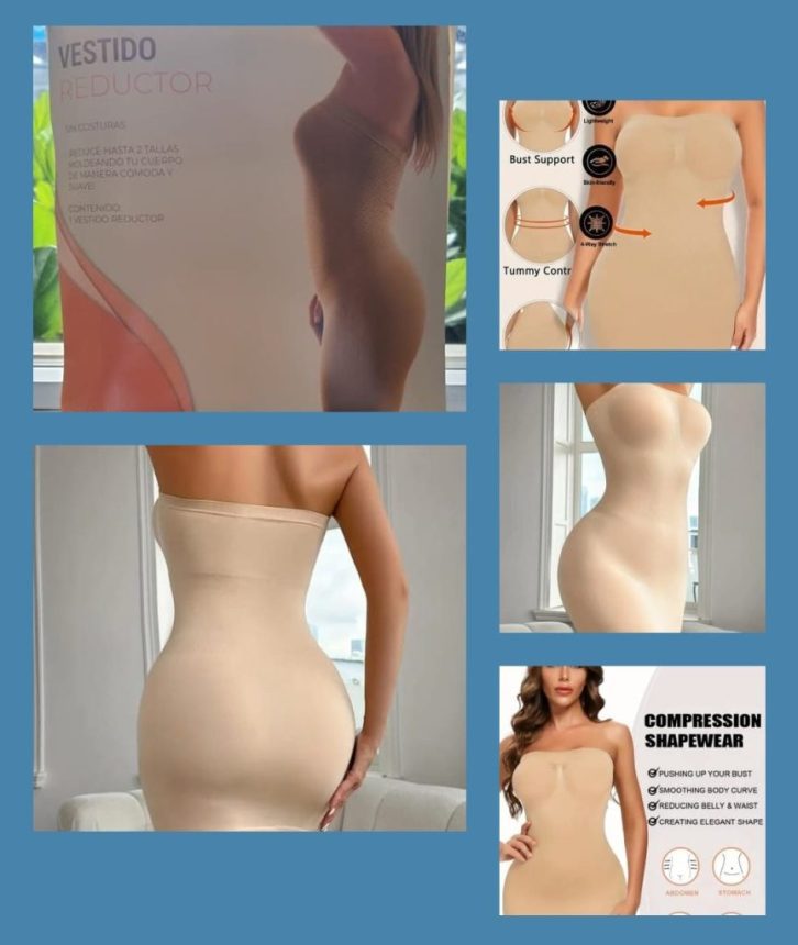 VESTIDO REDUCTOR DE COMPRESIÓN DE ABDOMEN