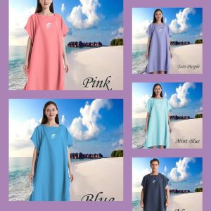 BATA DE BAÑO TIPO PONCHO