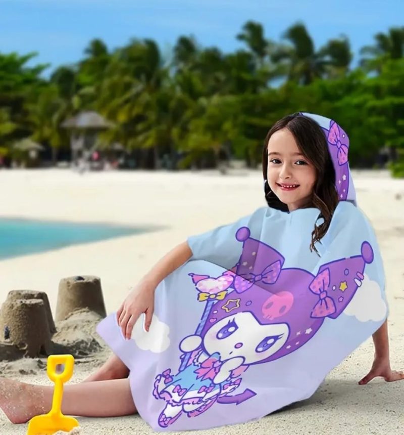 BATA DE MICROFIBRA CON CAPUCHA - Imagen 4