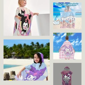 BATA DE MICROFIBRA CON CAPUCHA